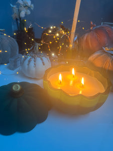 Velvet Glass Pumpkin