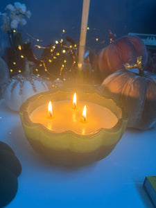 Velvet Glass Pumpkin